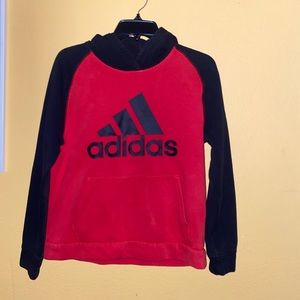 Adidas Black And red Hoodie (Kids)